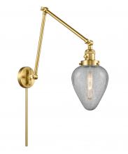 Innovations Lighting 238-SG-G165-LED - Geneseo - 1 Light - 8 inch - Satin Gold -Adjustable Swing Arm