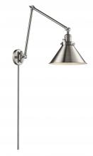 Innovations Lighting 238-SN-M10-SN - Briarcliff - 1 Light - 10 inch - Brushed Satin Nickel -Adjustable Swing Arm