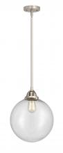Innovations Lighting 288-1S-SN-G204-12 - Beacon - 1 Light - 12 inch - Brushed Satin Nickel - Stem hung - Mini Pendant