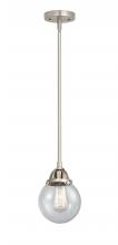 Innovations Lighting 288-1S-SN-G204-6 - Beacon - 1 Light - 6 inch - Brushed Satin Nickel - Stem hung - Mini Pendant
