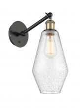 Innovations Lighting 317-1W-BAB-G654-7-LED - Cindyrella - 1 Light - 7 inch - Black Antique Brass - Adjustable Sconce