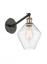 Innovations Lighting 317-1W-BAB-G654-8-LED - Cindyrella - 1 Light - 8 inch - Black Antique Brass - Adjustable Sconce
