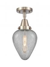 Innovations Lighting 447-1C-SN-G165-LED - Geneseo - 1 Light - 7 inch - Brushed Satin Nickel - Semi-Flush Mount