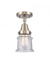 Innovations Lighting 447-1C-SN-G184S-LED - Canton - 1 Light - 6 inch - Brushed Satin Nickel - Semi-Flush Mount