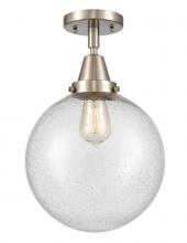 Innovations Lighting 447-1C-SN-G204-10-LED - Beacon - 1 Light - 10 inch - Brushed Satin Nickel - Semi-Flush Mount