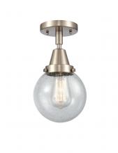 Innovations Lighting 447-1C-SN-G204-6-LED - Beacon - 1 Light - 6 inch - Brushed Satin Nickel - Semi-Flush Mount