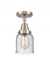 Innovations Lighting 447-1C-SN-G54-LED - Bell - 1 Light - 5 inch - Brushed Satin Nickel - Semi-Flush Mount