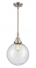 Innovations Lighting 447-1S-SN-G204-10-LED - Beacon - 1 Light - 10 inch - Brushed Satin Nickel - Mini Pendant