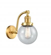 Innovations Lighting 515-1W-SG-G204-6-LED - Beacon - 1 Light - 6 inch - Satin Gold - Adjustable Sconce