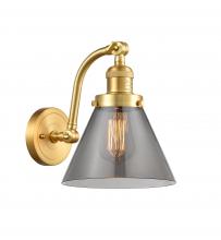 Innovations Lighting 515-1W-SG-G43-LED - Cone - 1 Light - 8 inch - Satin Gold - Adjustable Sconce