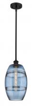 Innovations Lighting 516-1S-BK-G557-8BL - Vaz - 1 Light - 8 inch - Matte Black - Mini Pendant