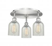 Innovations Lighting 516-3C-SN-G2511 - Caledonia - 3 Light - 17 inch - Satin Nickel - Semi-Flush Mount