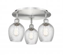 Innovations Lighting 516-3C-SN-G292 - Salina - 3 Light - 18 inch - Satin Nickel - Semi-Flush Mount