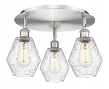 Innovations Lighting 516-3C-SN-G654-6 - Cindyrella - 3 Light - 18 inch - Satin Nickel - Semi-Flush Mount