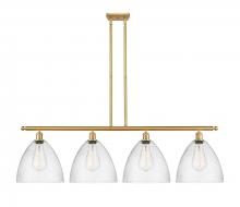 Innovations Lighting 516-4I-SG-GBD-124 - Bristol - 4 Light - 50 inch - Satin Gold - Cord hung - Island Light