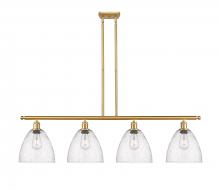 Innovations Lighting 516-4I-SG-GBD-94-LED - Bristol - 4 Light - 48 inch - Satin Gold - Cord hung - Island Light