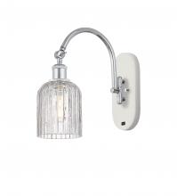Innovations Lighting 518-1W-WPC-G559-5CL - Bridal Veil - 1 Light - 5 inch - White Polished Chrome - Adjustable Swing Arm