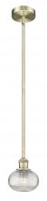 Innovations Lighting 616-1S-AB-G555-6CL - Ithaca - 1 Light - 6 inch - Antique Brass - Stem hung - Mini Pendant