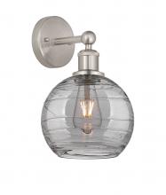 Innovations Lighting 616-1W-SN-G1213-8SM - Athens Deco Swirl - 1 Light - 8 inch - Satin Nickel - Sconce