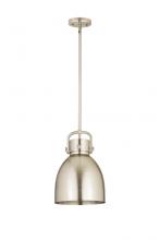 Innovations Lighting 712-1S-SN-M712-10SN-LED - Newton Bell Mini Pendant
