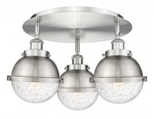 Innovations Lighting 916-3C-SN-HFS-64-SN - Ballston Urban - 3 Light - 19 inch - Satin Nickel - Flush Mount