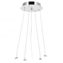 CWI Lighting SK004-601 - Chrome Round Suspension Kit