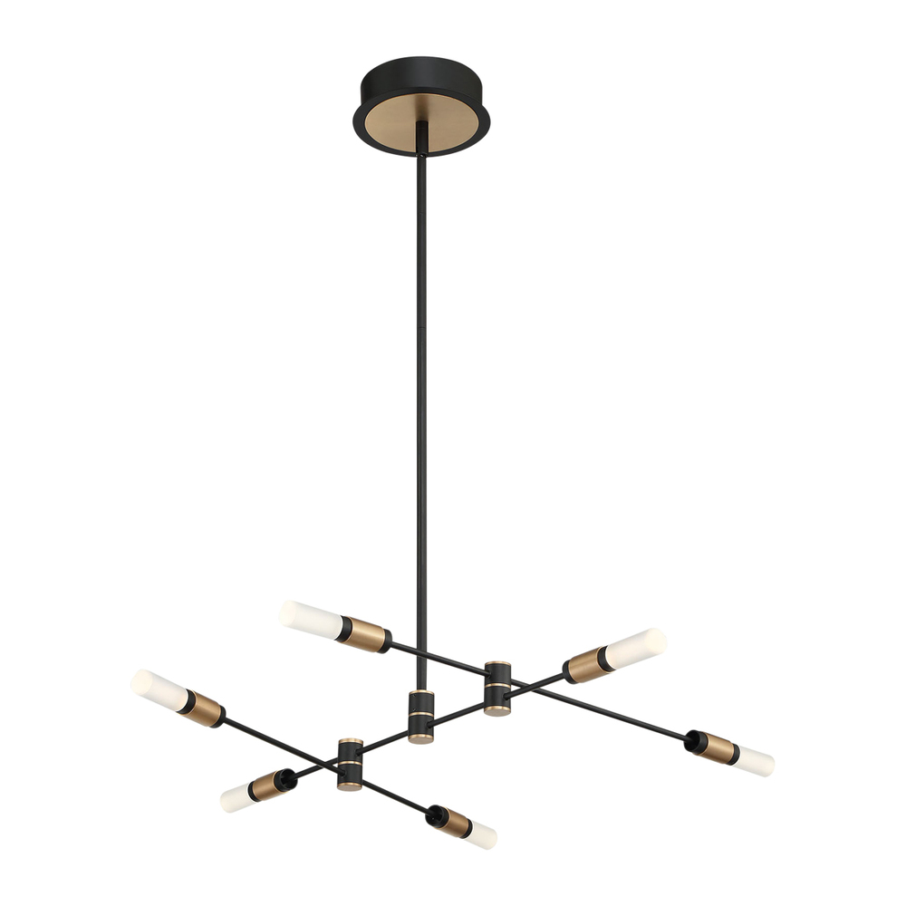 ALBANY,CHANDELIER,6LT,LED,BLK