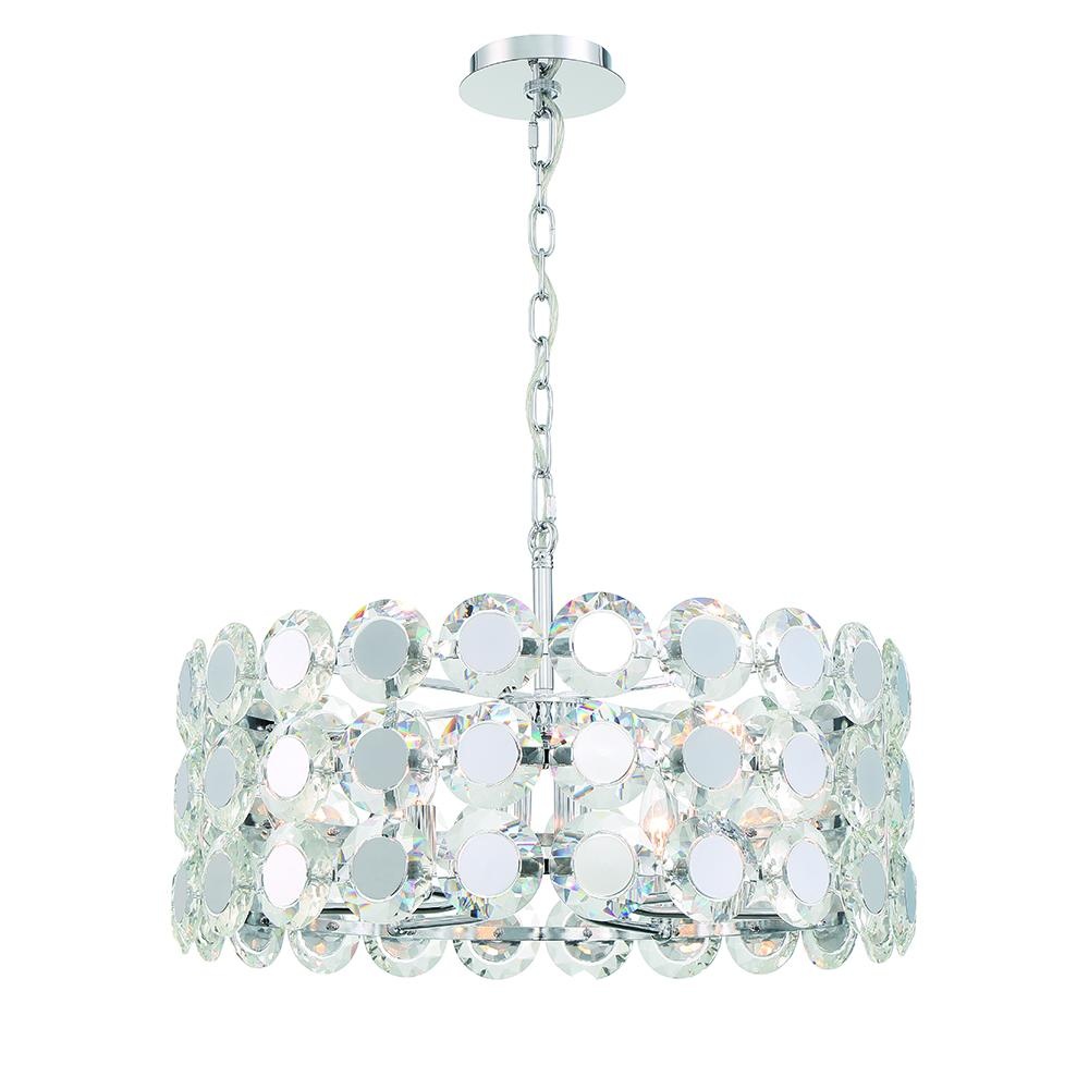 PERRENE,MED CHANDELIER,CHR
