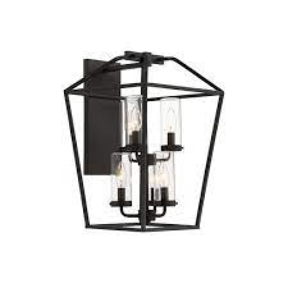 Bastille 6 Light Lantern in Black