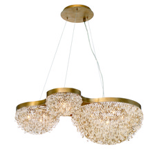 Eurofase 31830-010 - MONDO,10LT CHANDELIER,GOLD