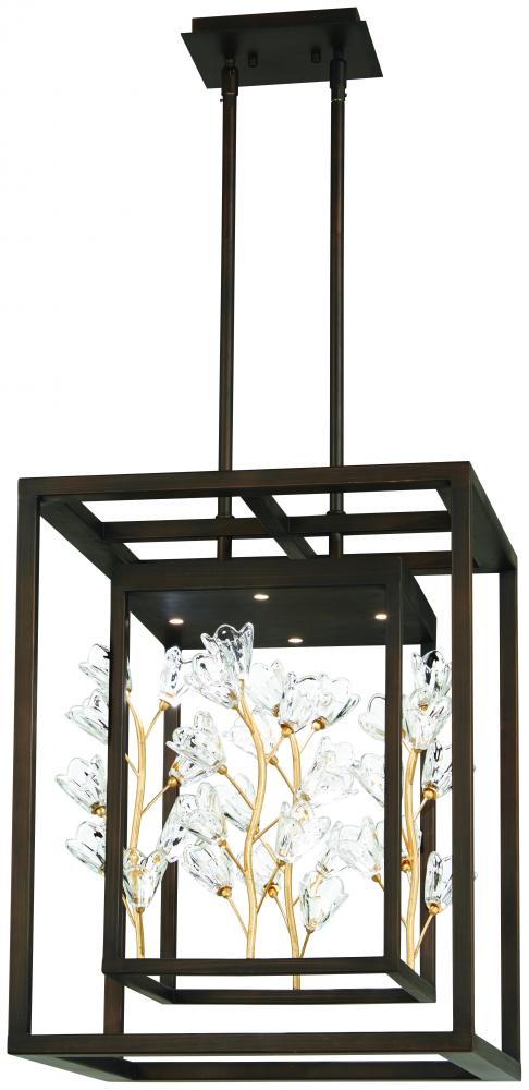Maison Des Fleurs - LED 4 Light Pendant
