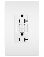 Legrand Radiant 1597TRAPLW - radiant® Tamper-Resistant Sensitive Appliance 15A Duplex Self-Test GFCI Receptacles with SafeLock® P