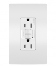 Legrand Radiant 1597W - radiant? 15A Duplex Self-Test GFCI Receptacles with SafeLock? Protection, White