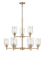 Millennium 4999-MG - Arlett 9-Light Chandelier Ceiling Light Modern Gold