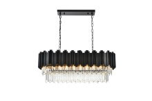 Elegant 3401G36BK - Pendant L36.5"W14"H14"L9 Black