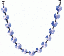 Magnificent Trimmings BC-8589 - DRK BLU OCTAGON GARLAND -12"  (3 per box)