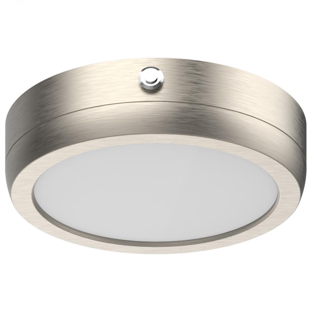 Blink Pro; EM Battery Backup; 7 Inch; Round Shape; Brushed Nickel Finish