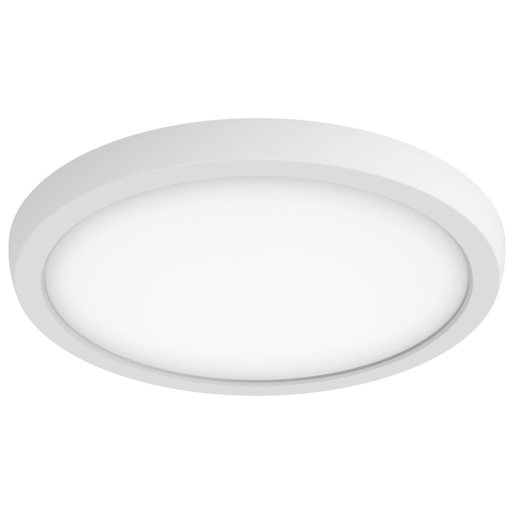 Blink Pro - 13 Watt; 9 Inch; LED Fixture; Round Shape; 4000K; White Finish; 120/277 Volts