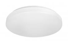 Nuvo 62/1213 - 14 inch; Acrylic Round; Flush Mounted; LED Light Fixture; CCT Selectable with Microwave Sensor