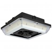 Nuvo 65/636 - Square LED; Wide Beam Angle Canopy Light; 3K/4K/5K CCT Selectable; 20W/30W/45W Wattage Selectable