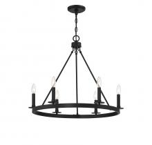 Savoy House Meridian M10093MBK - 6-Light Chandelier in Matte Black