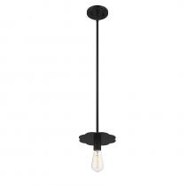 Savoy House Meridian M70113MBK - 1-Light Mini Pendant in Matte Black