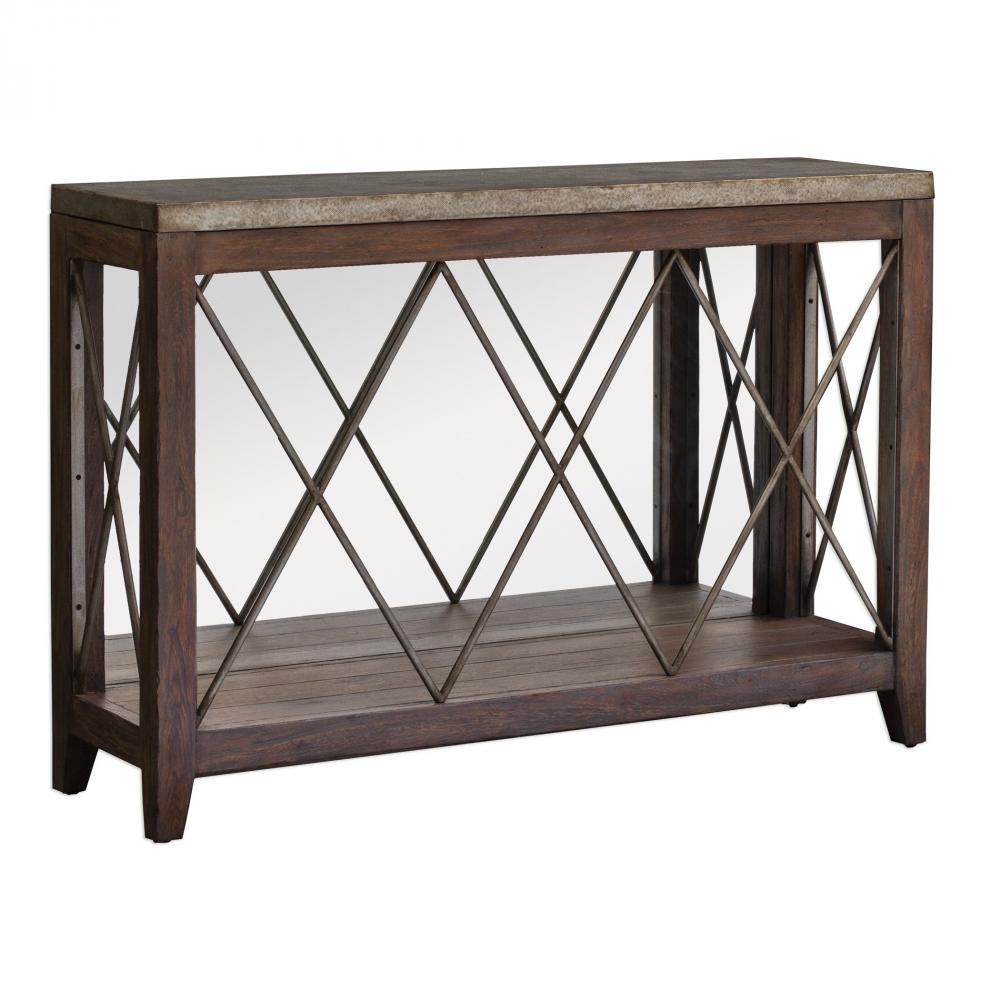 Uttermost Delancey Iron Console Table