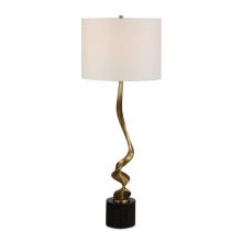 Uttermost 30614-1 - Uttermost Spiraling Cordless Brass Buffet Lamp
