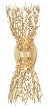 Currey 5000-0200 - Sea Fan Gold Wall Sconce